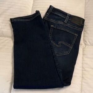 Silver Jeans Men's Deep Indigo Straight Jeans